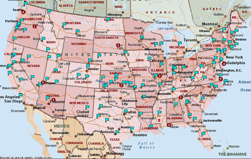 Click to see list of airport geocaches